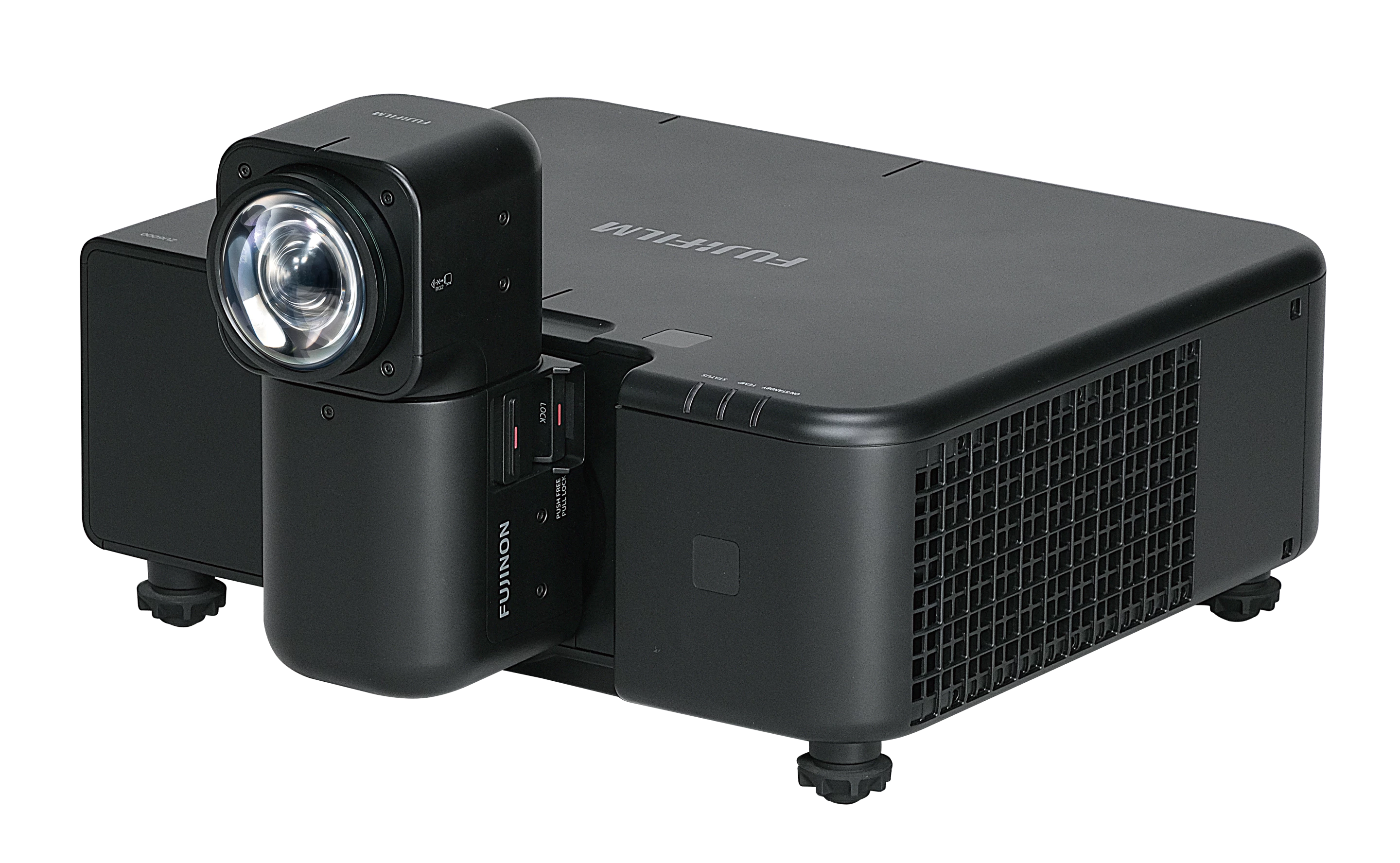 Googly-eyed 4K laser projector has rotating lens for